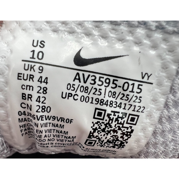 Nike Shox TL Men's Size 10 Wolf Grey Iron Grey Running Shoes AV3595-015 - Picture 3 of 16